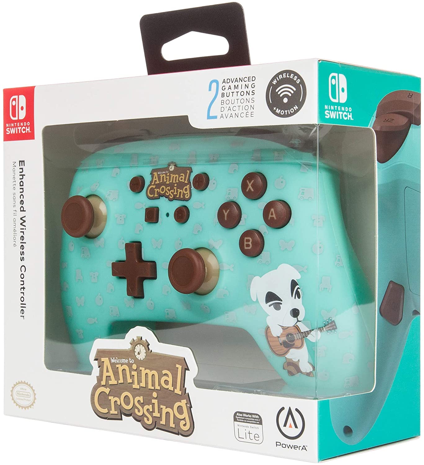 PowerA Enhanced Wireless Controller Nintendo Switch Animal Crossing - Image 2